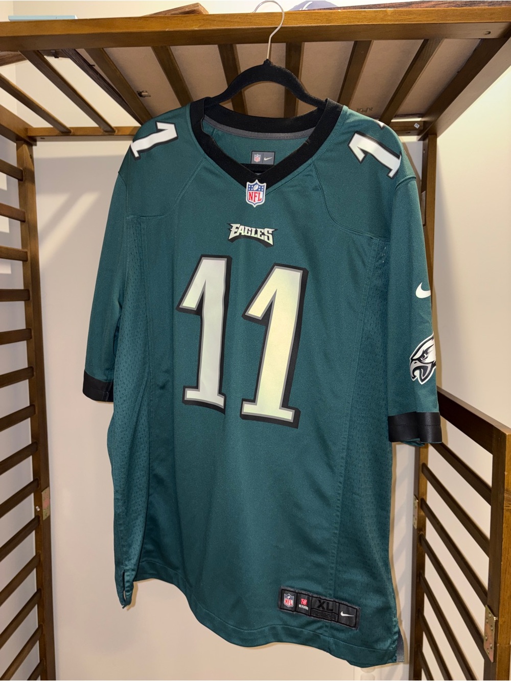Nike NFL Philadelphia Eagles Green #11 Carson Wentz Football Jersey